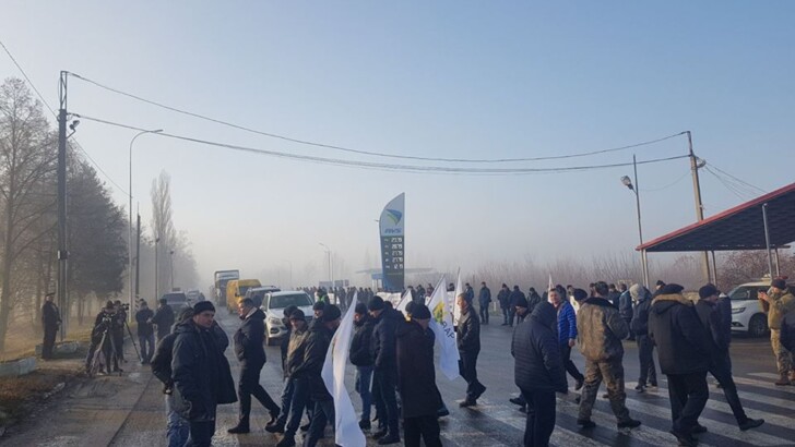 У Києві та 10 областях України пройшли акції протесту аграріїв