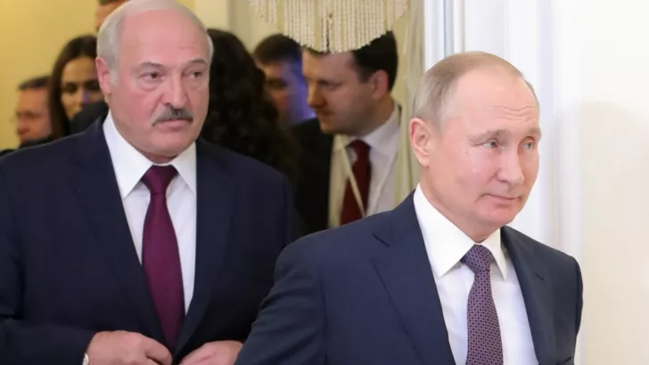 Олександр Лукашенко и Володимир Путін