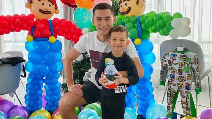 Тарас Степаненко со своим сыном
