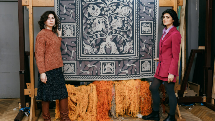 Zv’yazani – украинские ковры ручной работы в современном исполнении | Фото: Иван Марчук, Сегодня