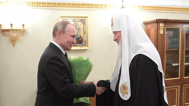 Зустріч Володимира Путіна і патріарха Московського Кирила