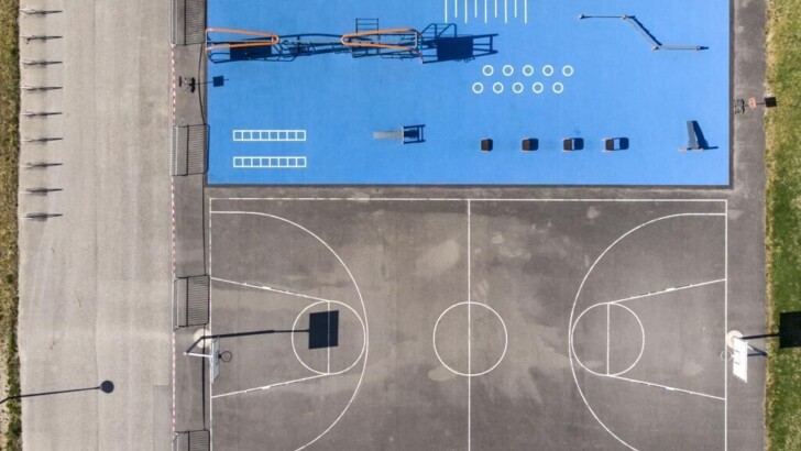 Покинуті баскетбольні майданчики | Фото: Федерація баскетболу України