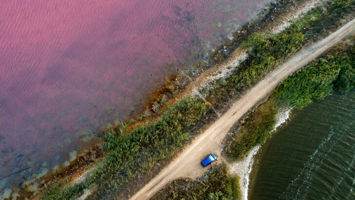 Лемурийское озеро, Херсонская область. | Фото: Getty Images, Сегодня