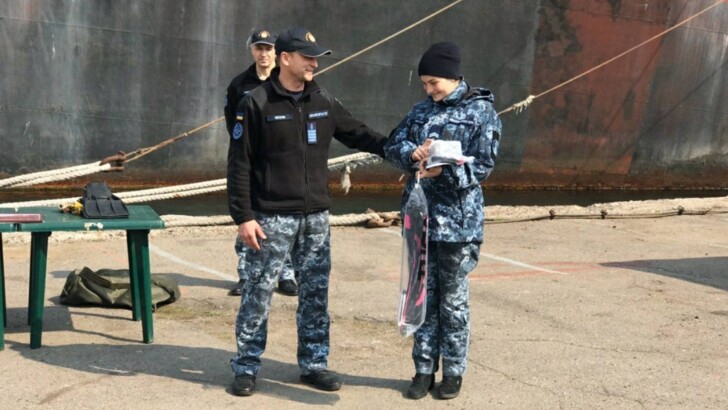Первая девушка-водолаз в ВСУ. Фото: armyinform.com.ua