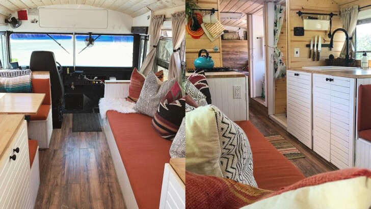 Пара перетворила старий автобус в будинок своєї мрії