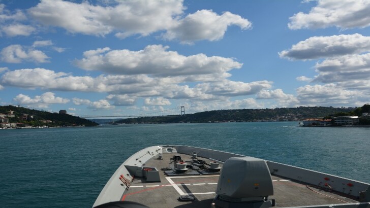 Корабли НАТО в Черном море. Фото: Hellenic Navy