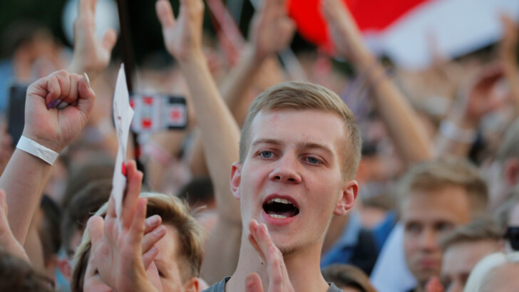 Мітинг у Мінську. Фото: REUTERS/ANI