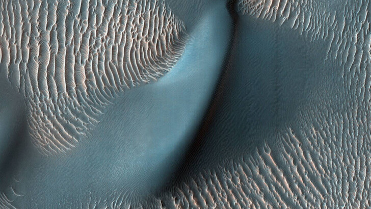 Піщані дюни на Марсі | Фото: NASA
