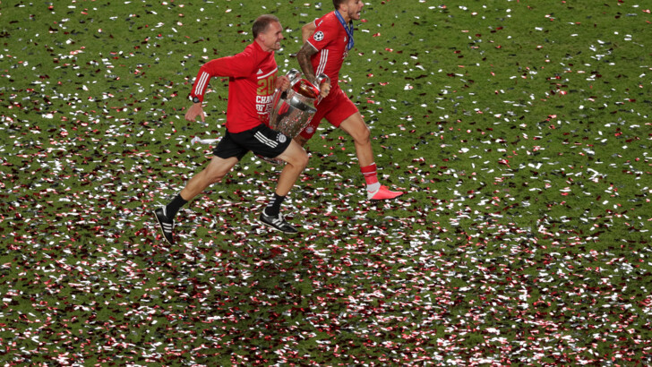 "Баварія" святкує перемогу в Лізі чемпіонів | Фото: Reuters