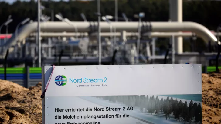 Газопровод "Северный поток - 2", фото: REUTERS/Hannibal Hanschke