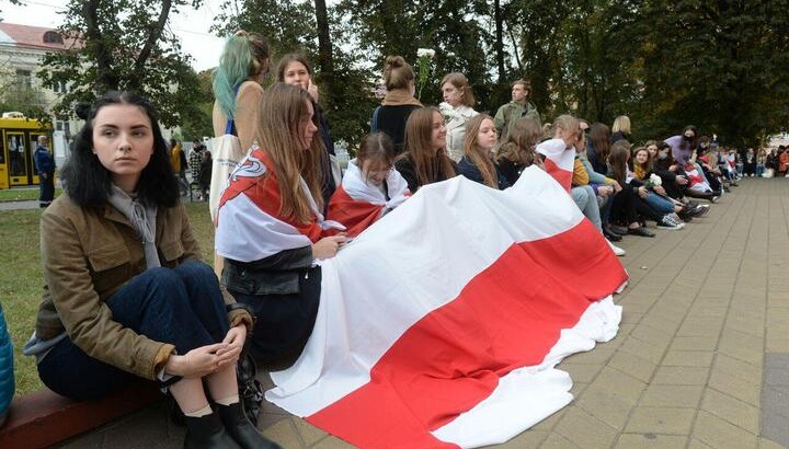 Сидячие акции студентов в Беларуси