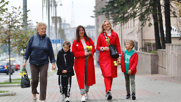 Цветочный марш в Белоруси