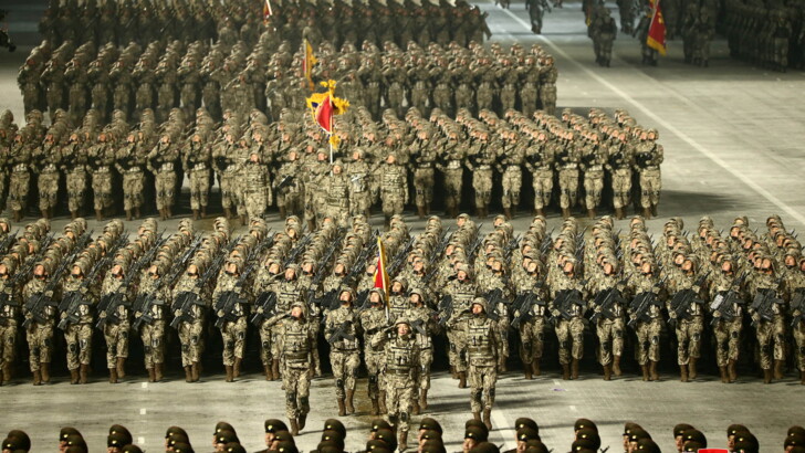 Военный парад в Северной Корее. Фото: REUTERS/TC