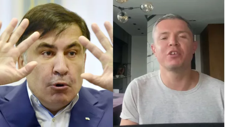 Саакашвили и судья Гарник. Коллаж "Сегодня"