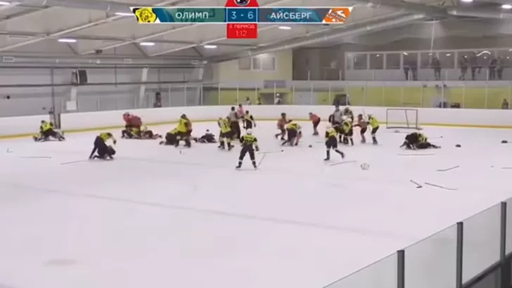 Бійка школярів на хокейному турнірі в Росії