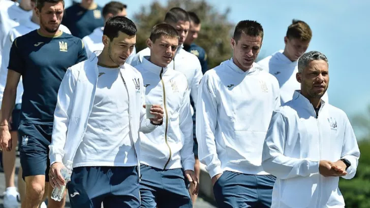 Футболисты национальной сборной Украины