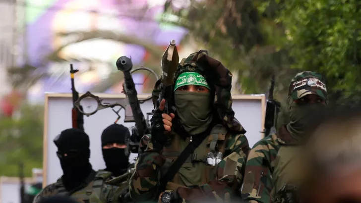 Бойовики ісламістського угруповання ХАМАС. Фото: REUTERS/Mohammed Salem