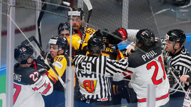 Канада vs Германия на ЧМ по хоккею