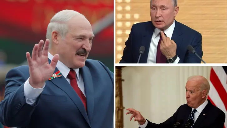 Лукашенко предлагает Путину и Байдену собраться вместе. Коллаж "Сегодня"
