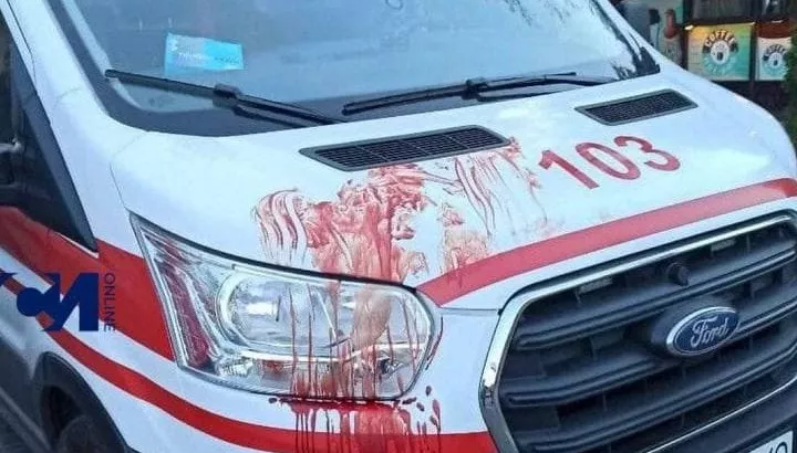 В Одессе ранили врача, фото: "Украинская служба информации"