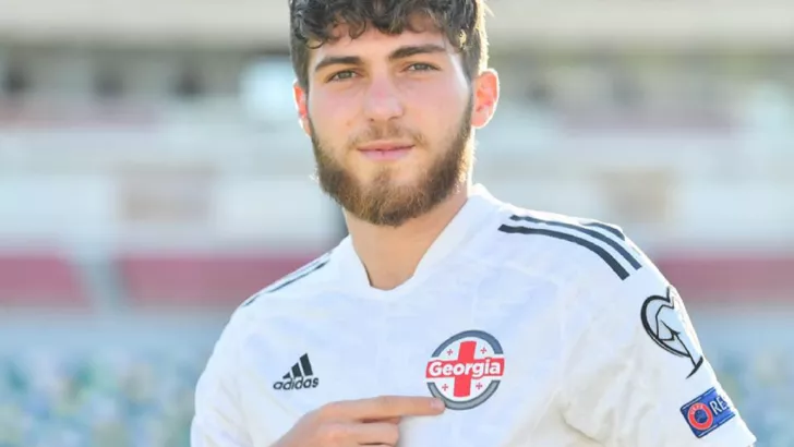 Георгий Цитаишвили в форме сборной Грузии