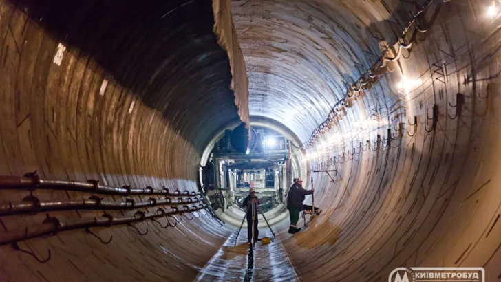 Строительство метро на Виноградарь. Фото: Киевметробуд