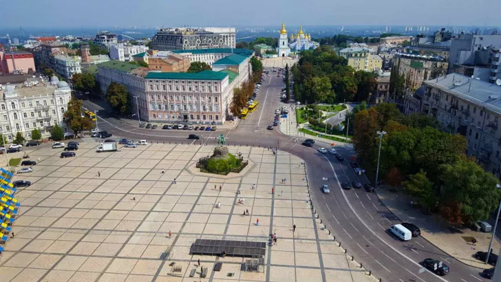 В Киеве перекроют Софийскую площадь 5 июня. Фото: Чудесный Киев