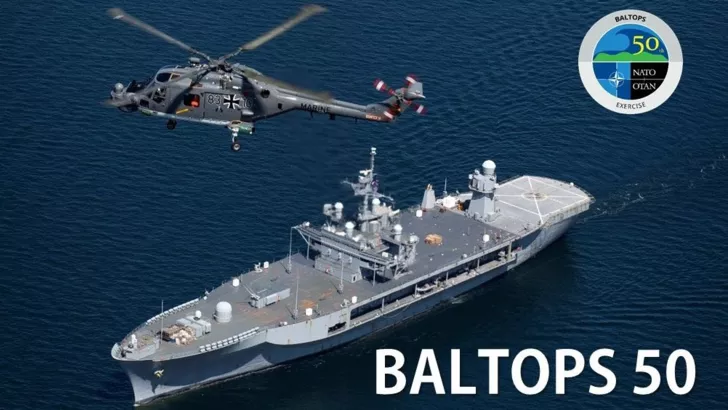 В регионе Балтийского моря начались военные учения НАТО и США, фото: deutschemarine