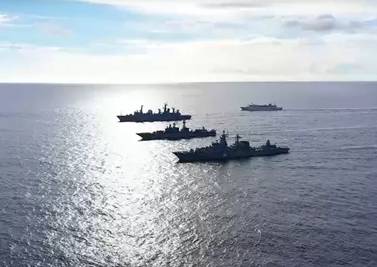 К учению в дальней морской зоне привлечено до 20 надводных боевых кораблей. Фото: Минобороны РФ