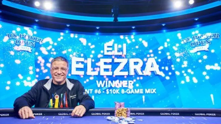 Елі Елезра - тріумфатор шостого івенту US Poker Open 2021