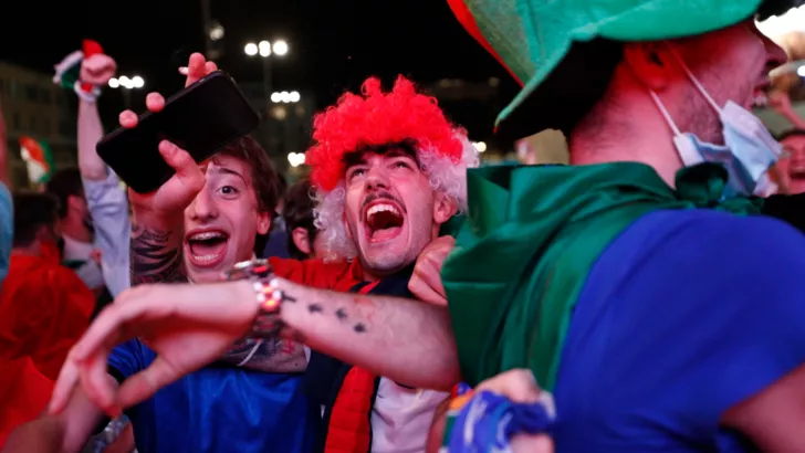 Фанаты сборной Италии на Евро-2020