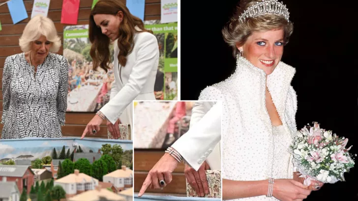 Кейт Міддлтон носить браслет принцеси Діани