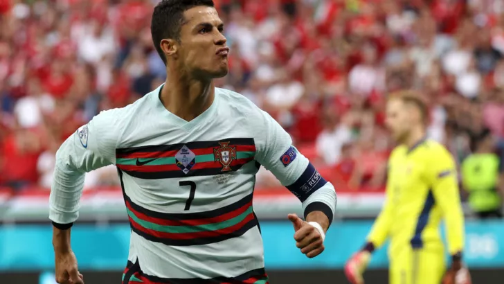 На Евро-2020 Криштиану Роналду сделал дубль в матче с Венгрией