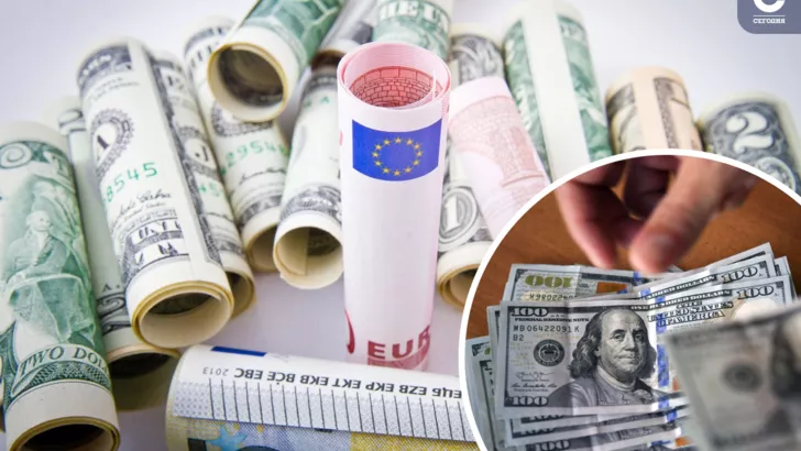 Гривня окрепла к доллару и евро