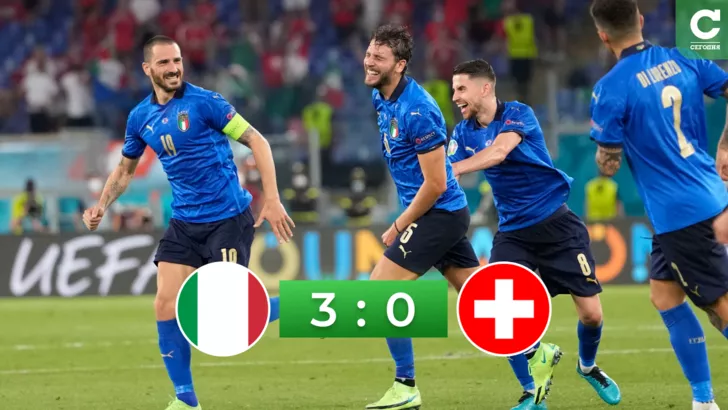 Италия разгромила Швейцарию на Евро-2020