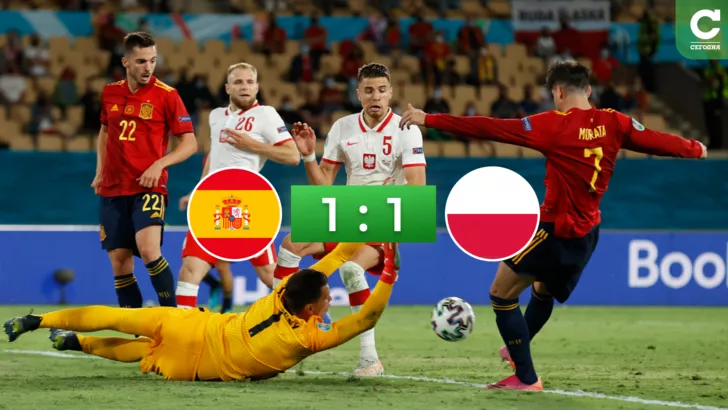 Польша удержала ничью в матче против Испании