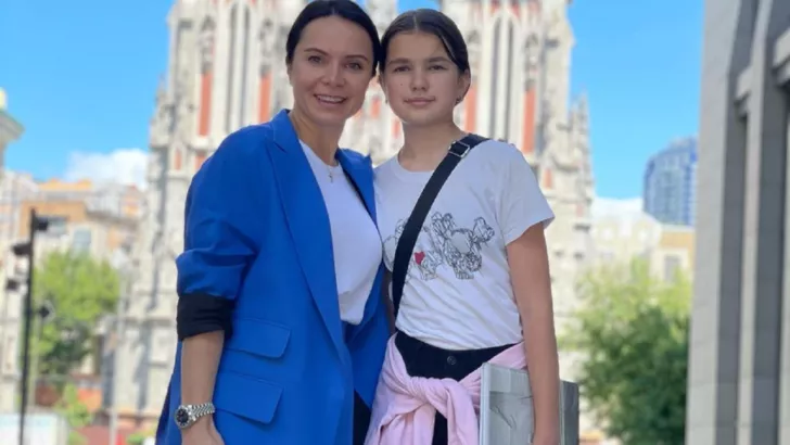 Лилия Подкопаева и ее дочка Каролина