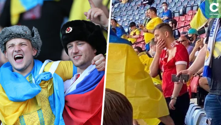Російський фанат пошкодував, що з'явився на матч Україна