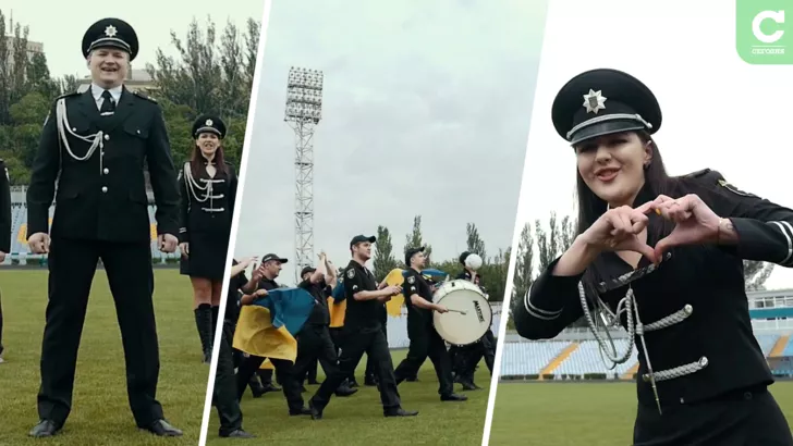 Полиция посвятила песню сборной Украины
