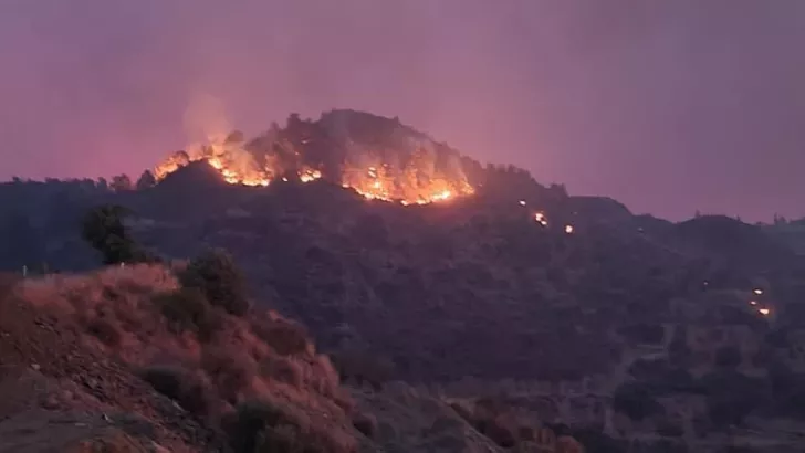 На Кіпрі вирують лісові пожежі / Фото: ЕРА