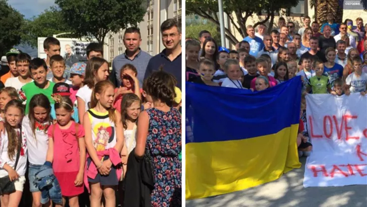 Хорватия примет на отдых 100 детей детей военнослужащих и беженцев из Донецкой и Луганской областей. Коллаж: "Сегодня"