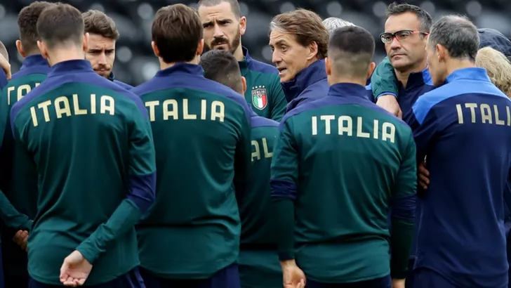 Сборная Италии накануне полуфинала