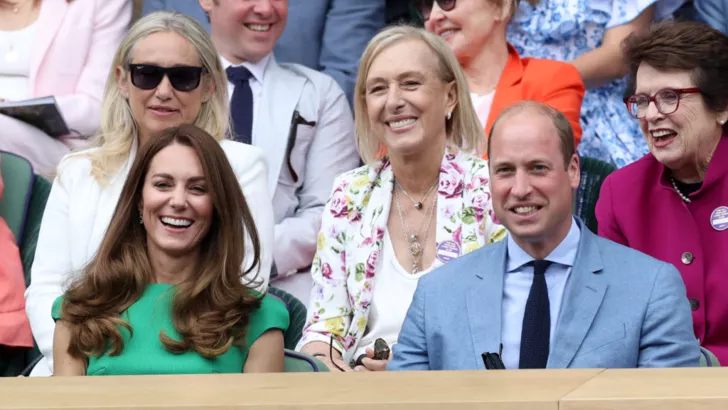 Принц Уильям и Кейт Миддлтон вместе посетили финал Уимблдонского теннисного турнира