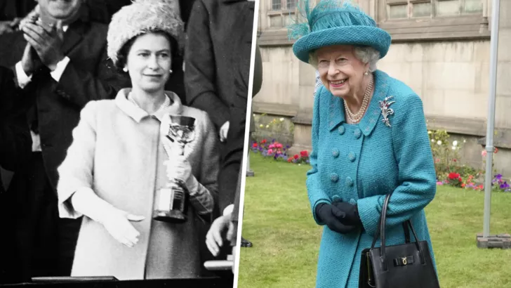 Королева Елизавета в 1966 и 2021 годах