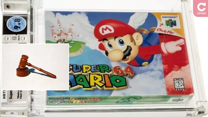 Картридж с культовой видеоигрой Super Mario 64 продали на аукционе за рекордные 1,56 млн долларов