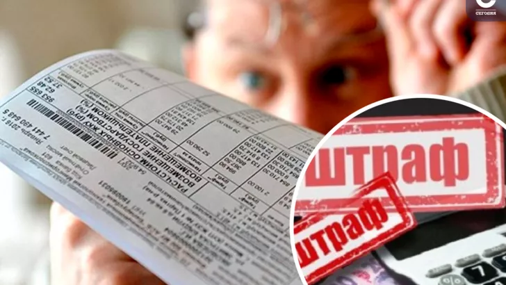Українці почали отримувати квитанції з нарахованими штрафами за борги. Колаж: "Сьогодні"