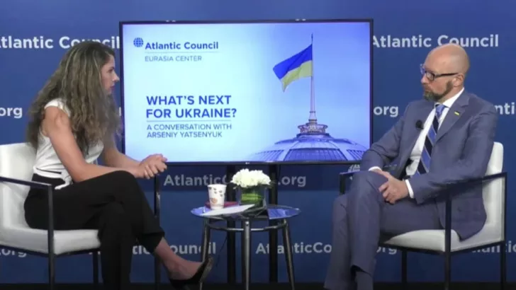 Арсений Яценюк в Атлантическом совете