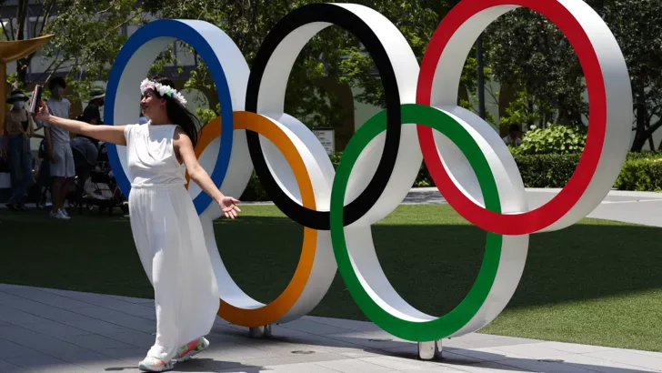 Олімпійські кільця в Токіо