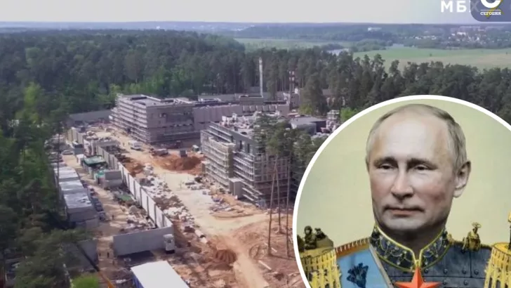 У Росії виявили нове будівництво Путіна / колаж "Сьогодні"