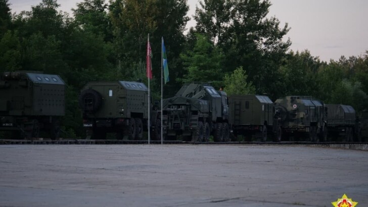 Военные РФ находятся недалекот от Украины. Фото: mil.by